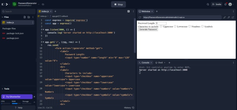 Password Generator – screenshot 3