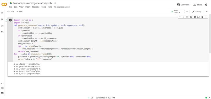 Password Generator – screenshot 1