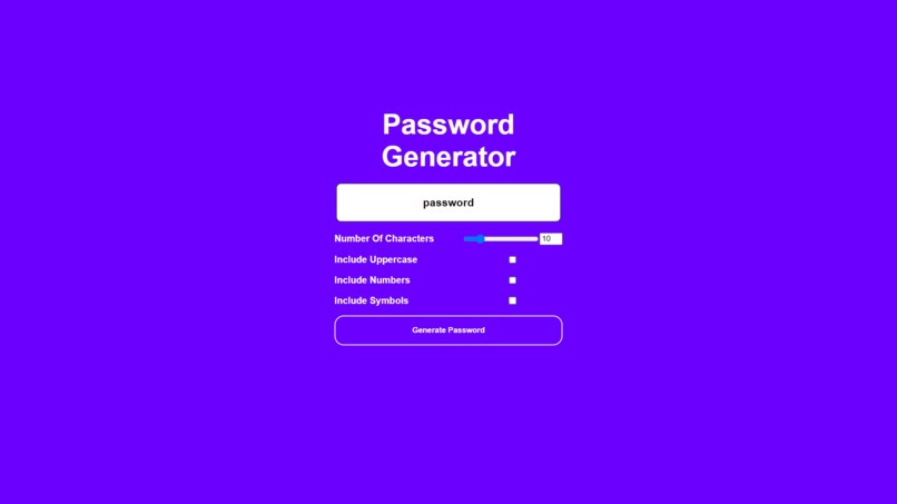 Password Generator – screenshot 1