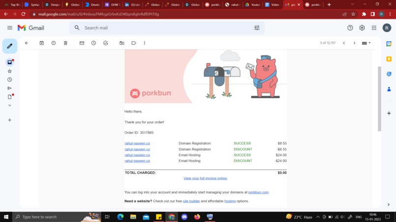 Domain Registration – screenshot 2