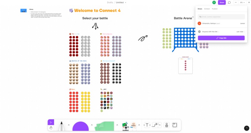 Connect 4 UI – screenshot 1