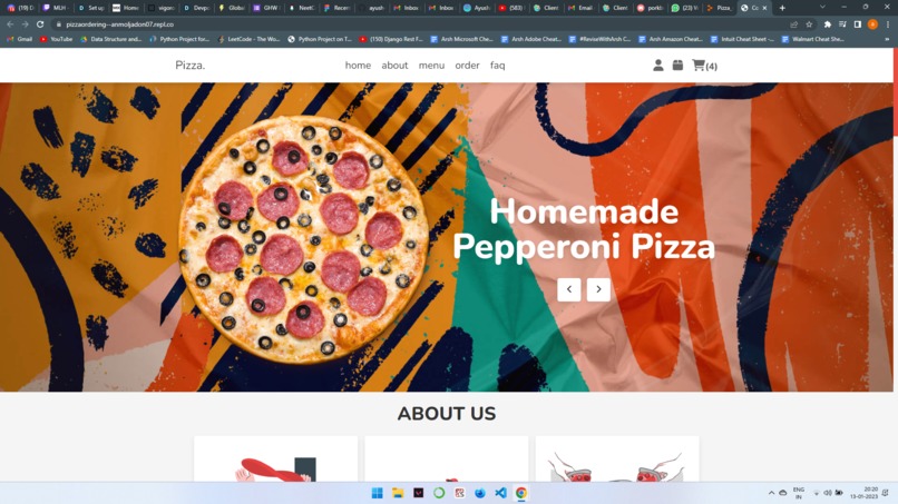 Build Page for your favorite food  – screenshot 1