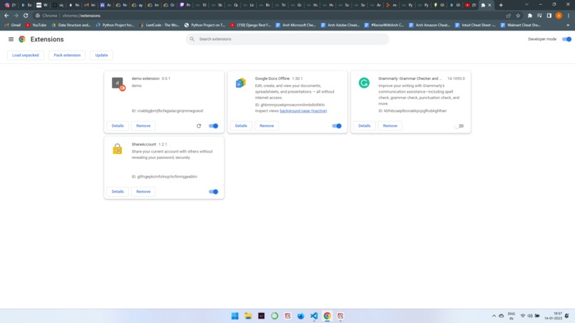Create a browser extension – screenshot 1