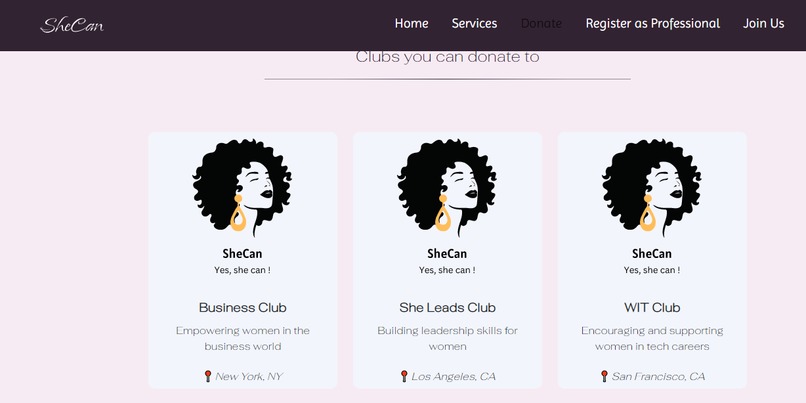 SheCan – screenshot 4