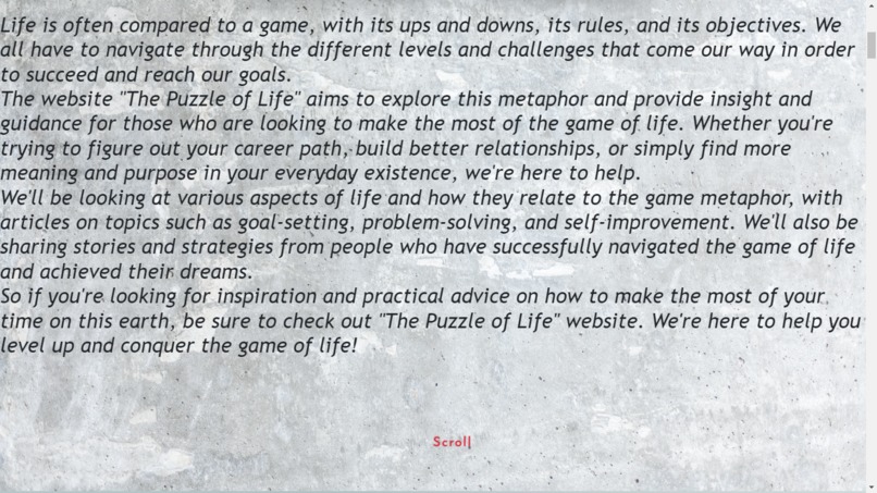 The Puzzle of  Life – screenshot 4