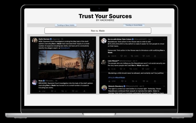 TrustYourSources – screenshot 2