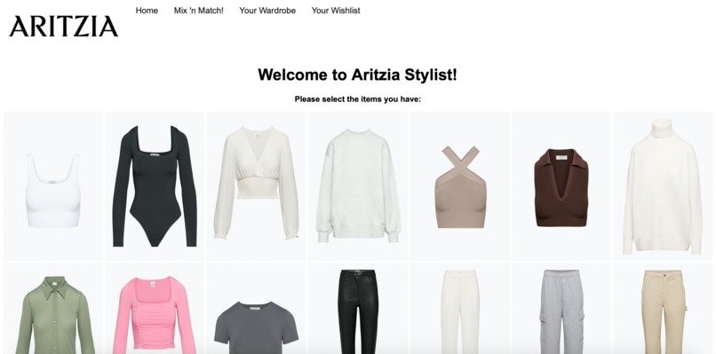 Aritzia Stylist – screenshot 1