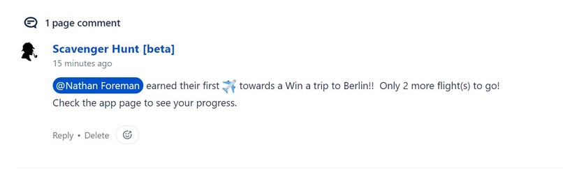 Atlassian Scavenger Hunt – screenshot 1