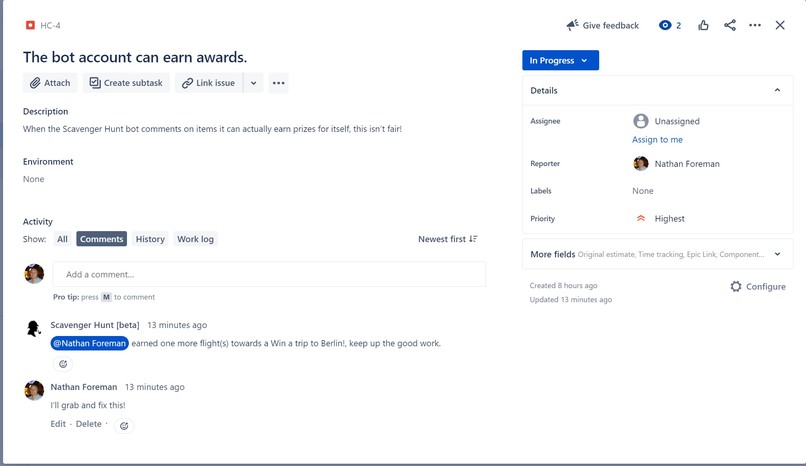 Atlassian Scavenger Hunt – screenshot 6