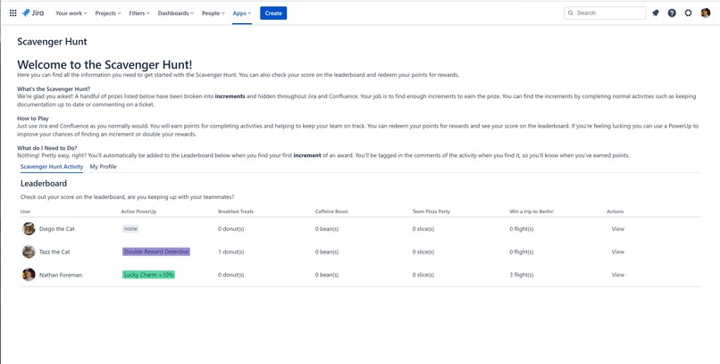 Atlassian Scavenger Hunt – screenshot 8