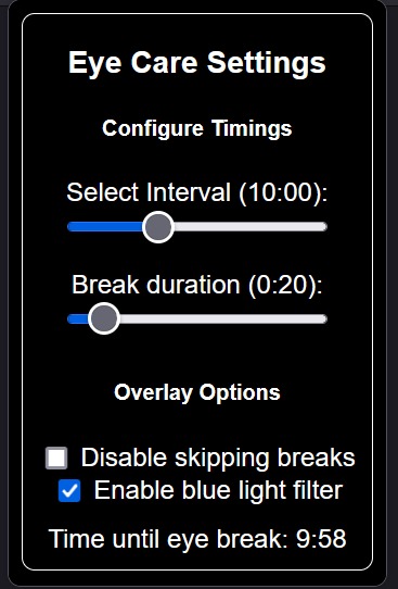 Eye Care – screenshot 1