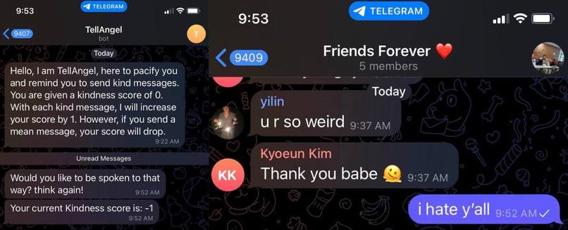 TellAngel – screenshot 1
