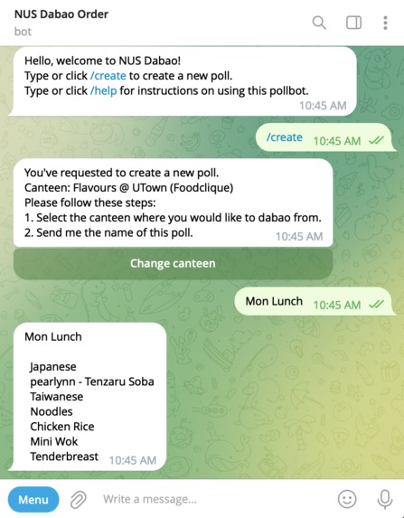 NUS Dabao – screenshot 5