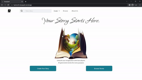 StorySpark – screenshot 2