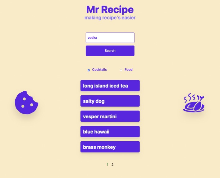 Mr Recipe – screenshot 1