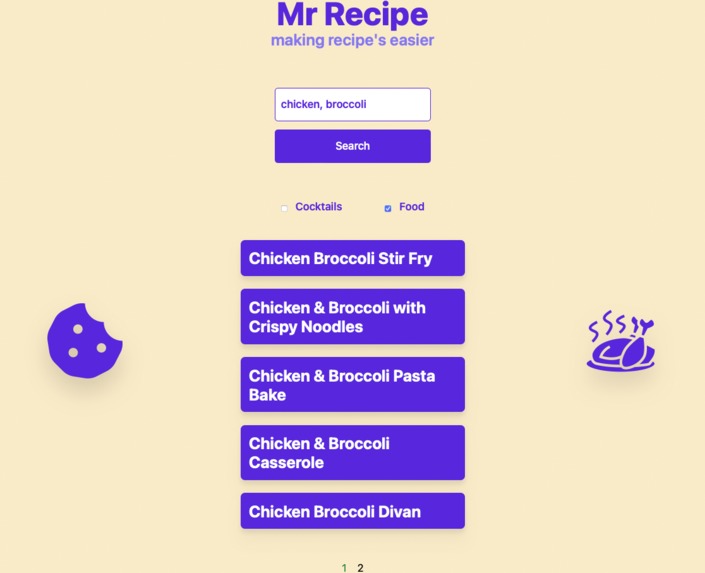 Mr Recipe – screenshot 2