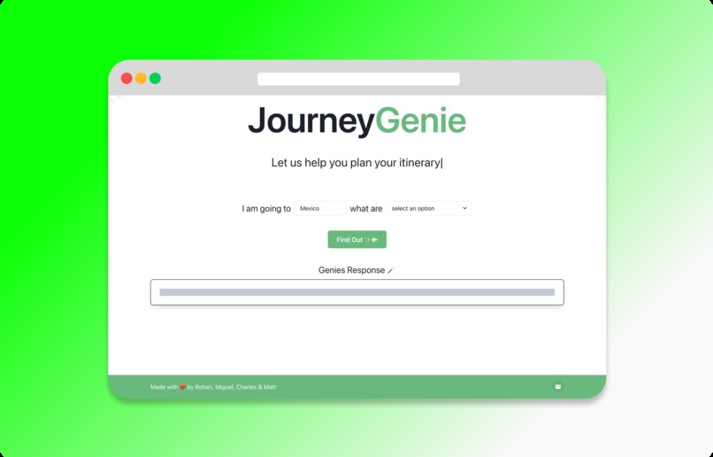 JourneyGenie – screenshot 1