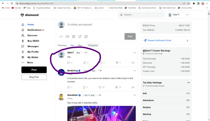 Get started with DeSo! – screenshot 1