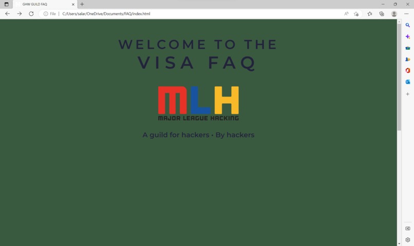 Design a FAQ Page for your Guild – screenshot 1