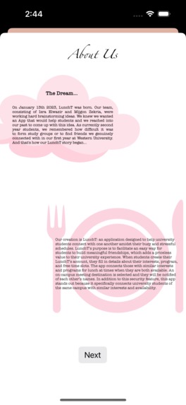 LunchT – screenshot 2