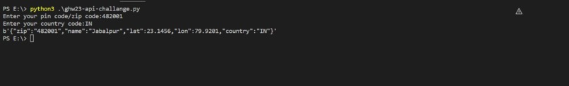 Global HackWeek API Demo – screenshot 1