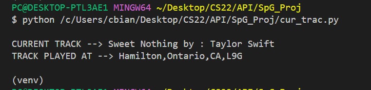GeoSound API – screenshot 1