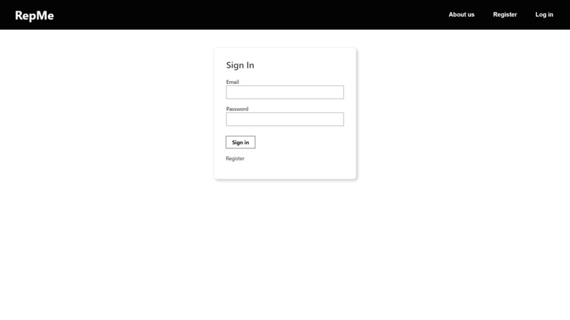 RepMe – screenshot 1