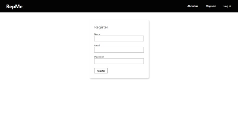 RepMe – screenshot 2