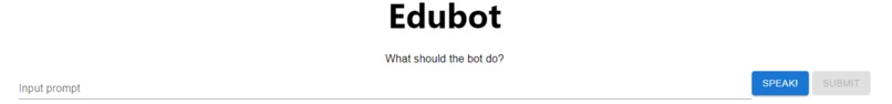 EduBot – screenshot 1