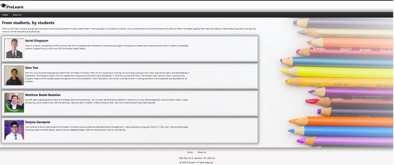PreLearn – screenshot 2
