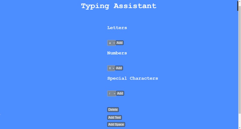 Typing Assistant – screenshot 1