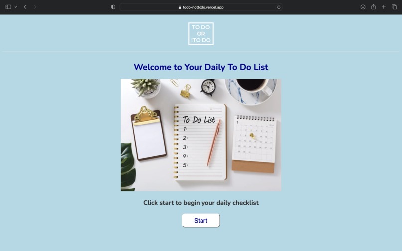 To Do or !To Do – screenshot 1