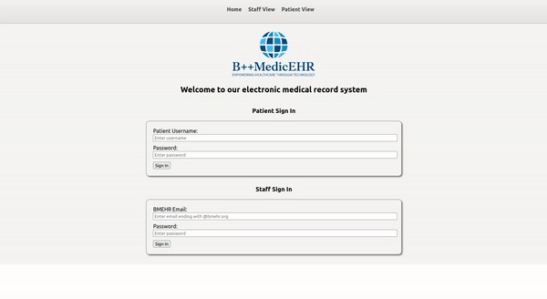 B++MedicEHR – screenshot 1