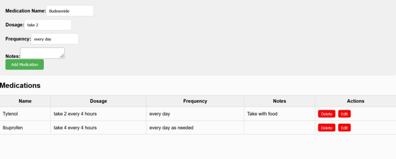 Medtracker  – screenshot 1