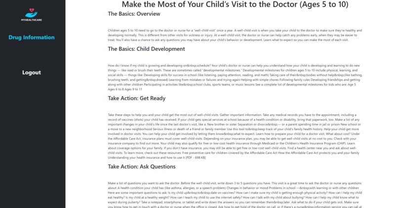 MyHealthCare – screenshot 5
