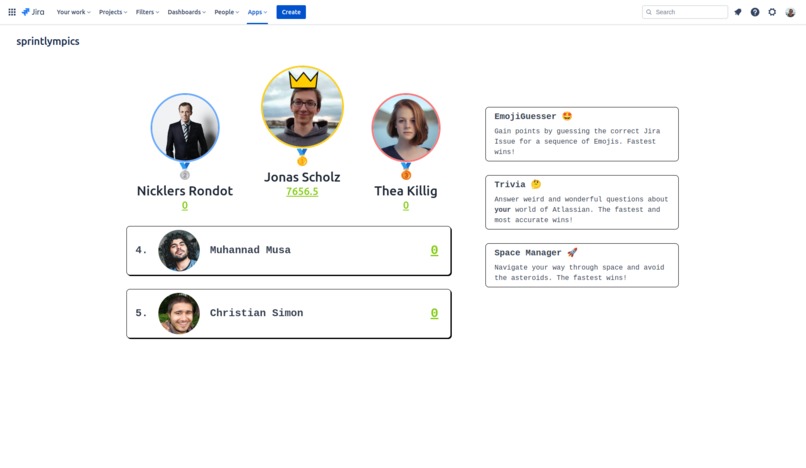 SprintLympics – screenshot 1
