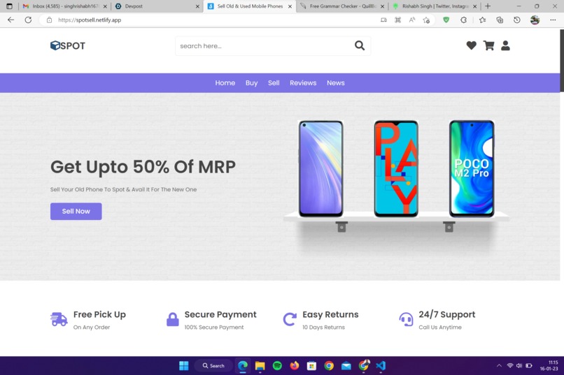 Old Electronics Gadget Selling Website – screenshot 3