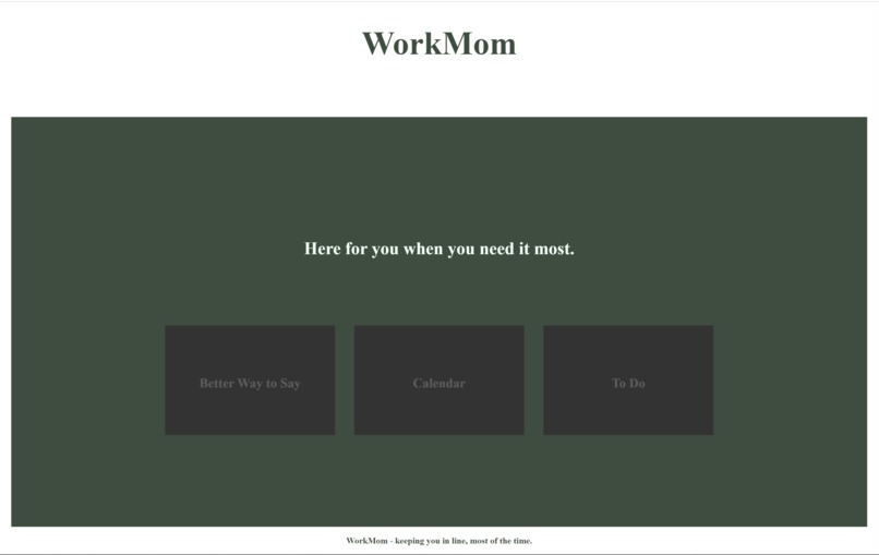WorkMom – screenshot 1