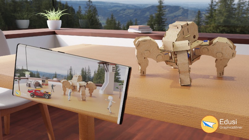 Sant : eco-friendly yet smart AR cardboard toy kit – screenshot 1