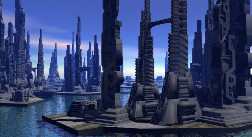 Futuristic City Sky line  – screenshot 4