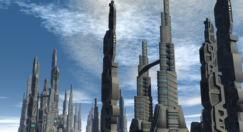 Futuristic City Sky line  – screenshot 5