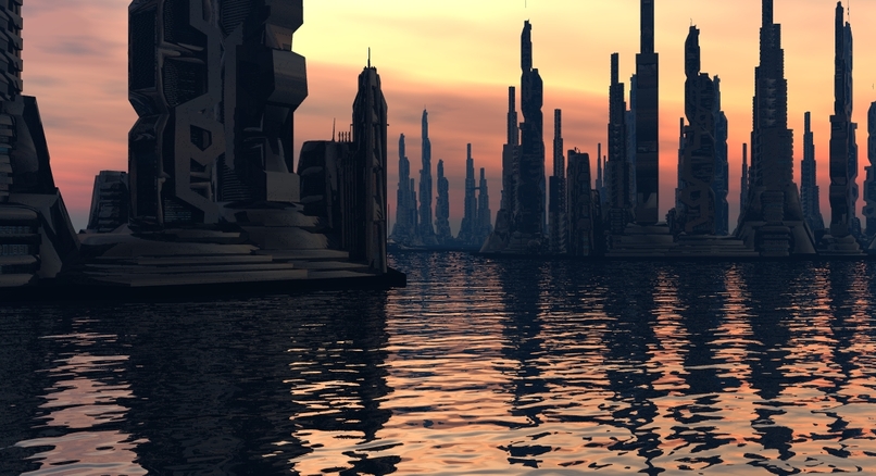 Futuristic City Sky line  – screenshot 2