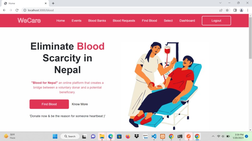 WeCare – screenshot 2
