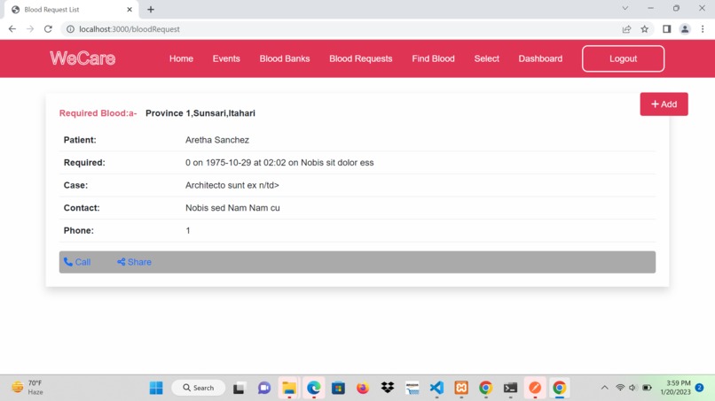 WeCare – screenshot 5