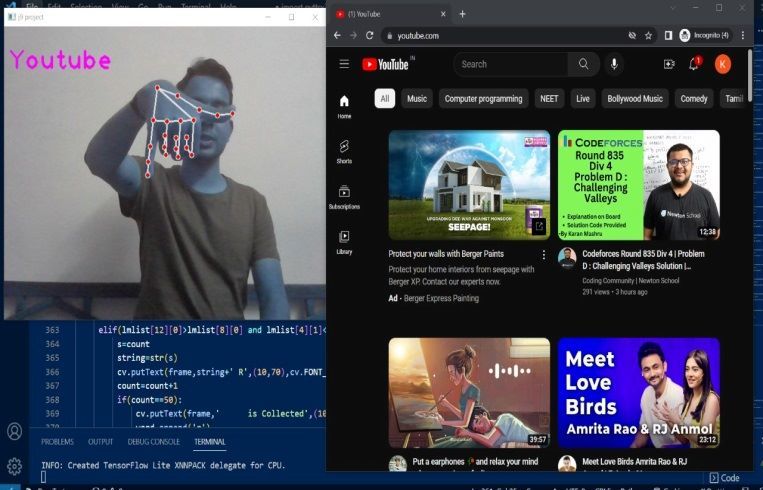 Virtual assistant operating on hand gestures - 196 – screenshot 2