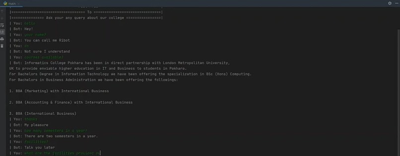 AI Chatbot – screenshot 1
