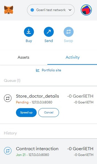 Decentralized medical data sharing - RuntimeException Team 1 – screenshot 4