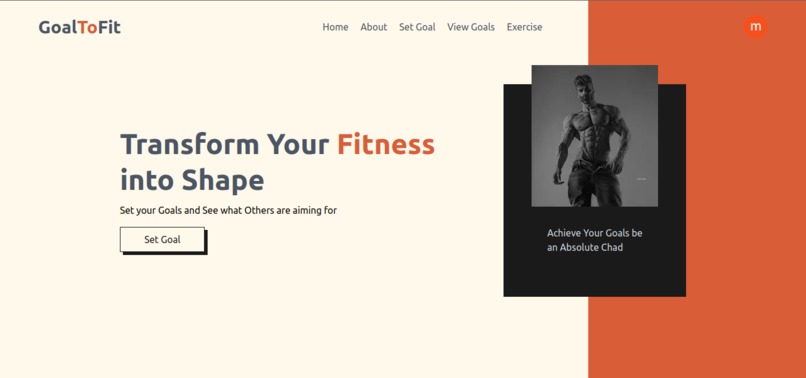 GoalToFit – screenshot 1