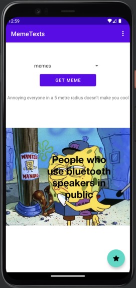 MemeTexts – screenshot 1