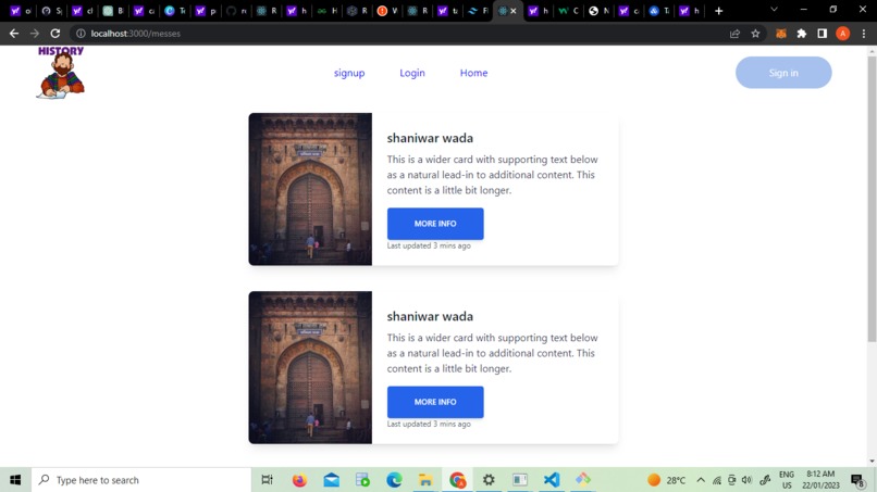 Indian Heritage and Tourism using Blockchain – screenshot 4